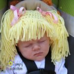 Free #crochet pattern and tutorial Wig Hat Crochet Pattern with Bangs and Pigtails Simply Collectible Crochet
