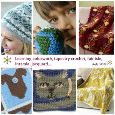 Learn colorwork, tapestry crochet, fair isle, intarsia, jacquard.... Simply Collectible