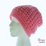 Desert Hope Slouch Beanie crochet pattern - Make it with or without a band! by Simply Collectible Crochet