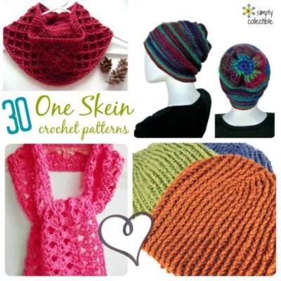 30 Free One-Skein crochet patterns