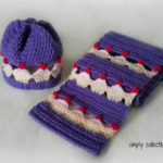 Cupcake Lovers Beanie & Scarf Set free crochet pattern by SimplyCollectibleCrochet.com og
