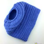Edgy Messy Bun Hat crochet pattern by Celina Lane, SimplyCollectibleCrochet.com