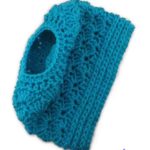 Seashore Messy Bun Hat free crochet pattern by Celina Lane, SimplyCollectibleCrochet.com