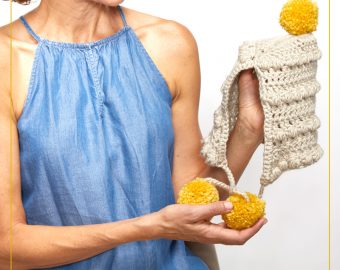 Baby Pom Pom Hat Crochet Pattern