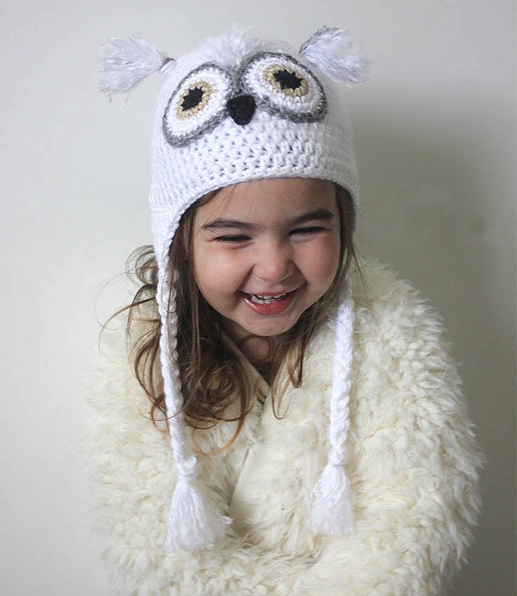 Crochet Snowy Owl Hat Pattern
