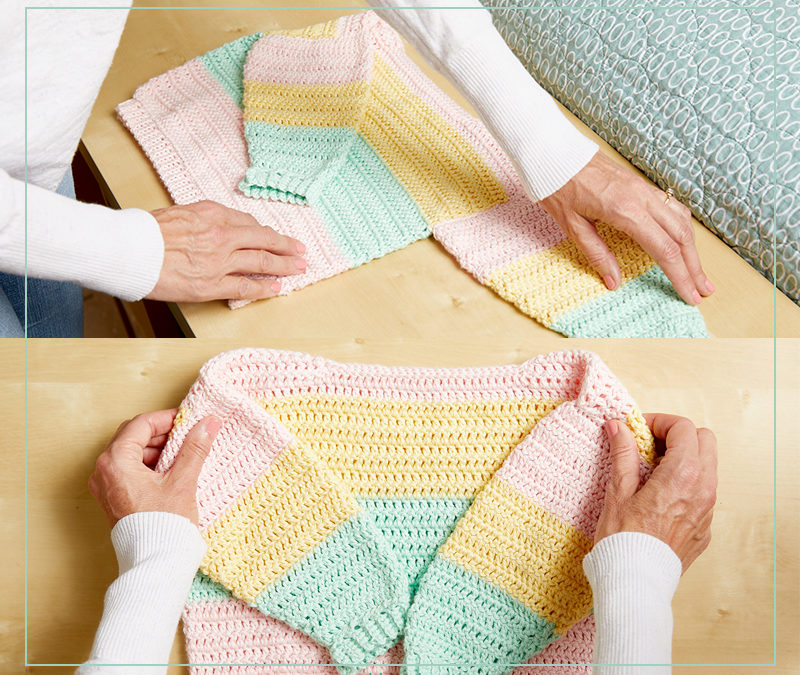 Children’s Pastel Stripes Sweater Crochet Pattern
