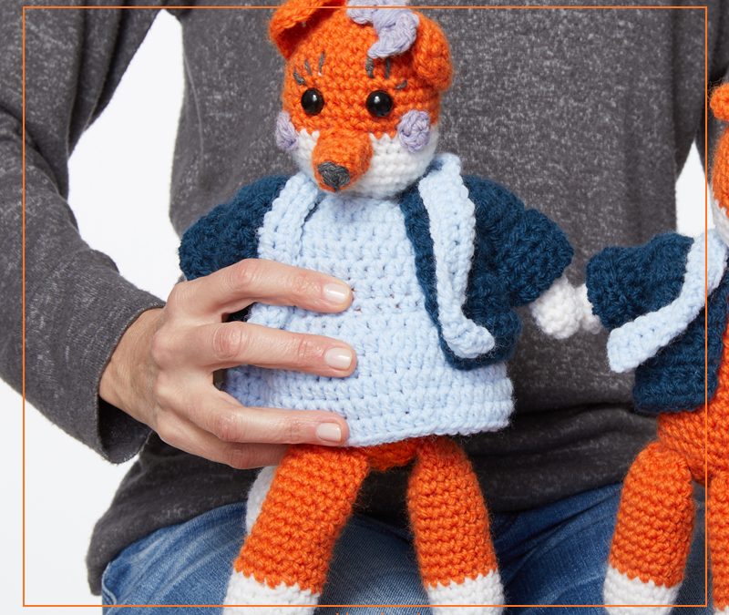 Mrs Fox Toy Crochet Pattern