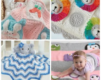 15 Adorable Animal Themed Crochet Baby Blanket