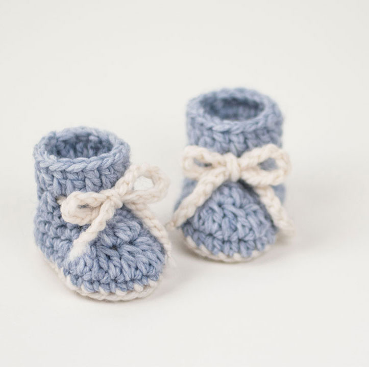 25 Crochet Baby Bootie Patterns • Mermaids & Monkeys