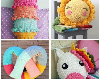 30 Crochet Pillow Patterns for Kid’s Rooms