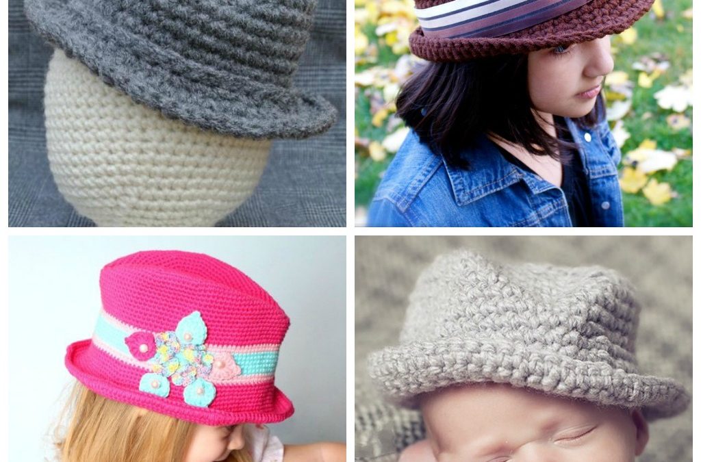 10 Fedora Hat Crochet Patterns for Kids