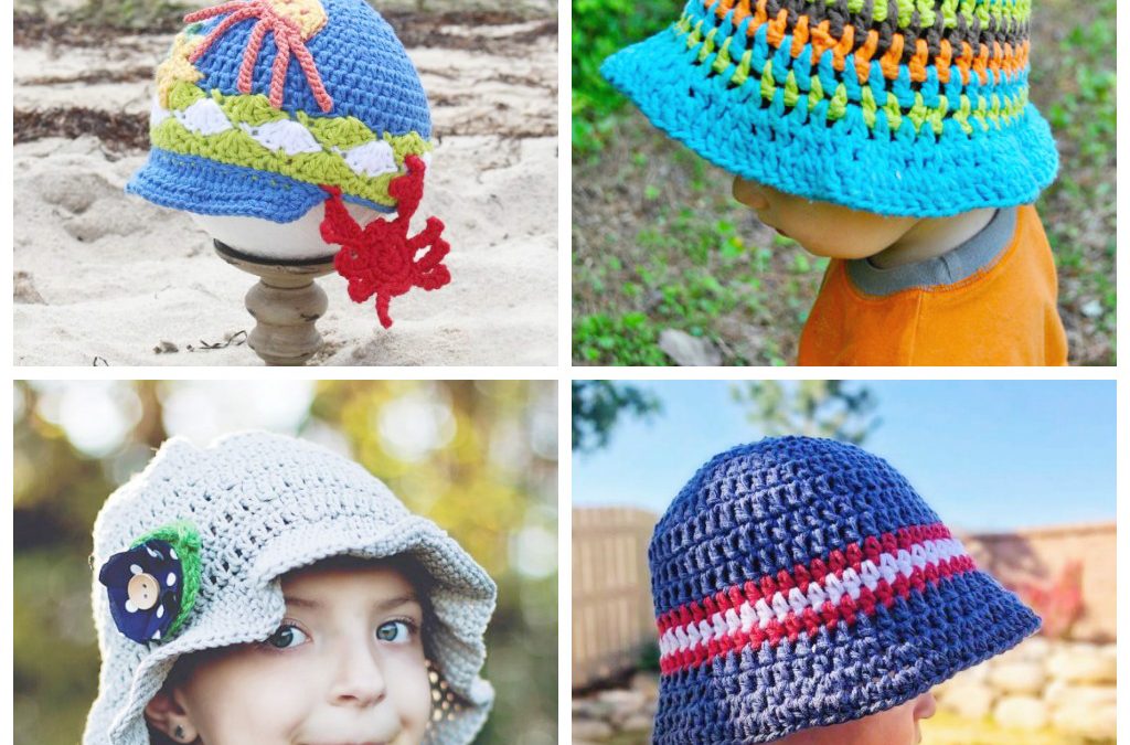12 Kid’s Summer Crochet Hat Patterns