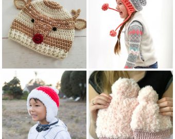 25 Fun Christmas Crochet Hat Patterns for Kids