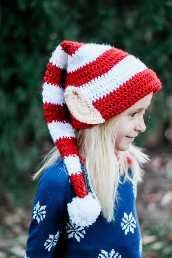 25 Fun Christmas Crochet Hat Patterns for Kids • Mermaids & Monkeys