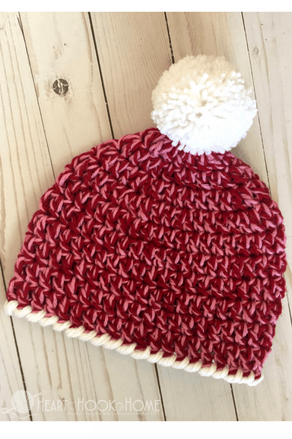 a crochet beanie for kids that can be made in 30 minutes