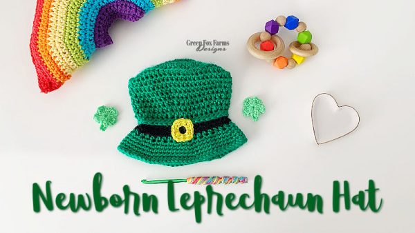 Newborn Leprechaun Crochet Hat
