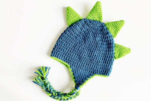 Dinosaur Spike Crochet Hat