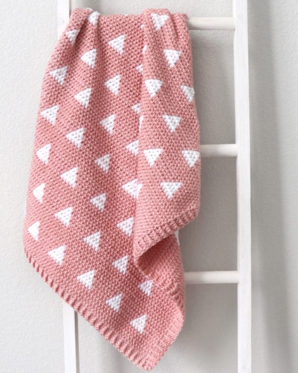 Crochet Triangles Baby Blanket