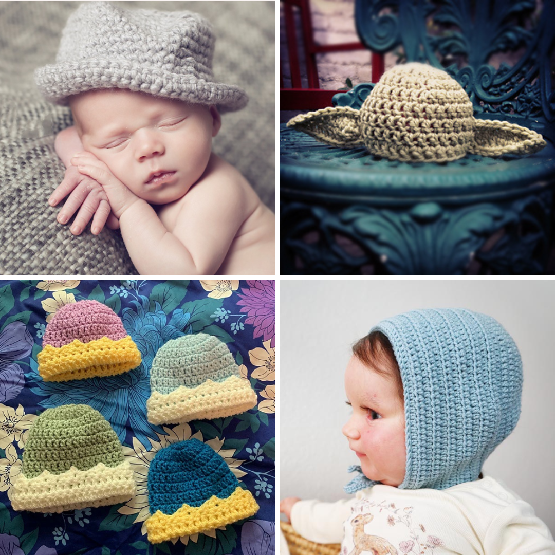 Cute Baby Hat Crochet: Beginner-Friendly Crochet Baby Hat Patterns  (Paperback)