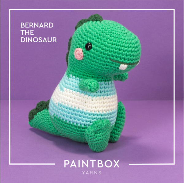 bernard the crochet dinosaur