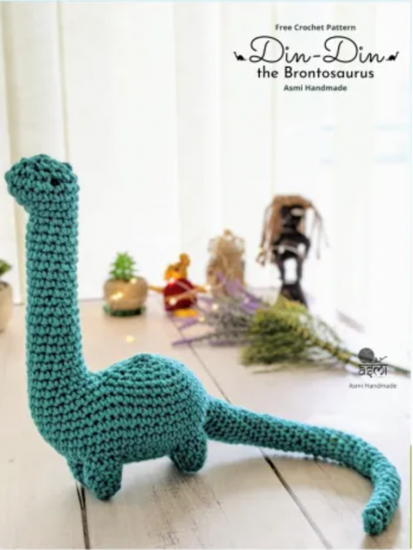 brontosaurus crochet dinosaur