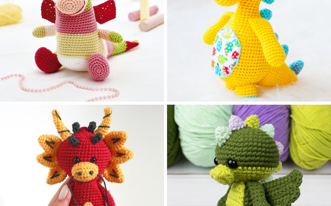20 Free Crochet Dragon Patterns