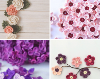 33 Free and Easy Small Crochet Flower Patterns