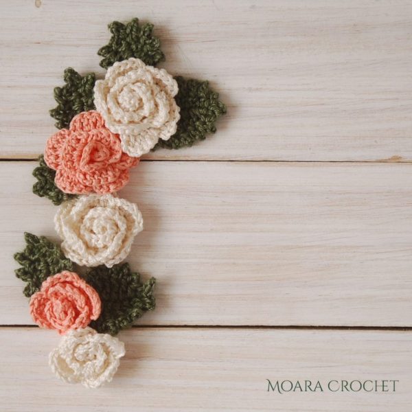 crochet roses flower