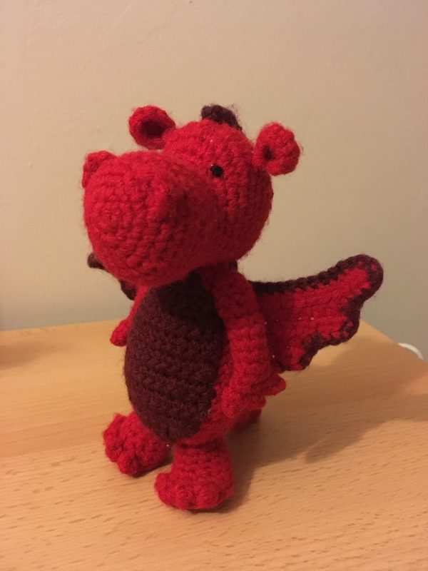 dewi the crochet dragon