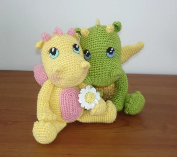 crochet baby dragons amigurumi