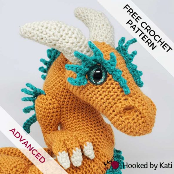 charlie the crochet celestial dragon