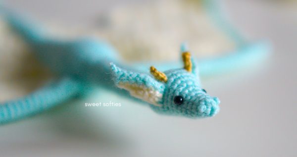 crochet mermaid dragon amigurumi