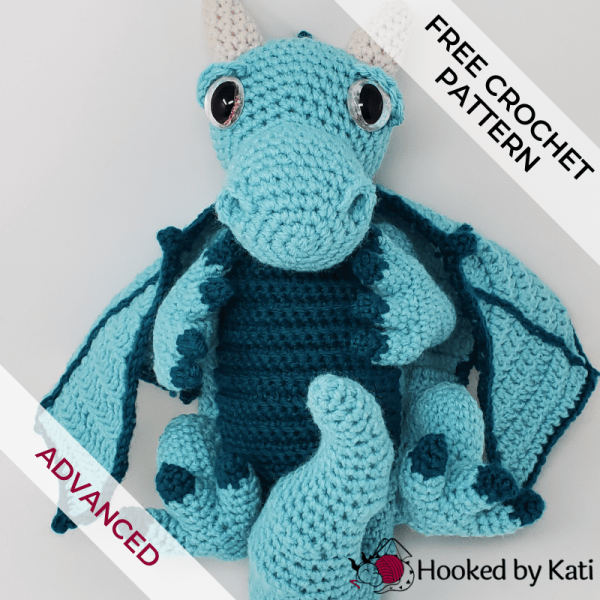 toby the newborn crochet dragon