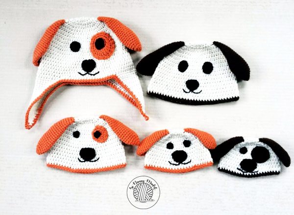 Puppy Crochet Hats