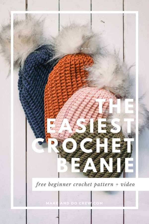 The Easiest Crochet Beanie