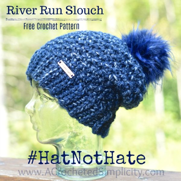 River Run Slouch Crochet Hat