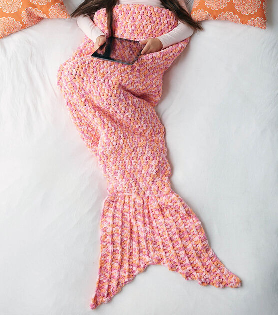 Mermaid Tail Crochet Snuggle Sack