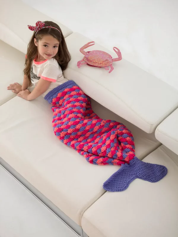 Mini Crochet Mermaid Tail