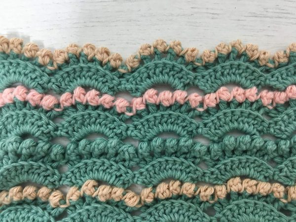 Berry Stitch Crochet Border