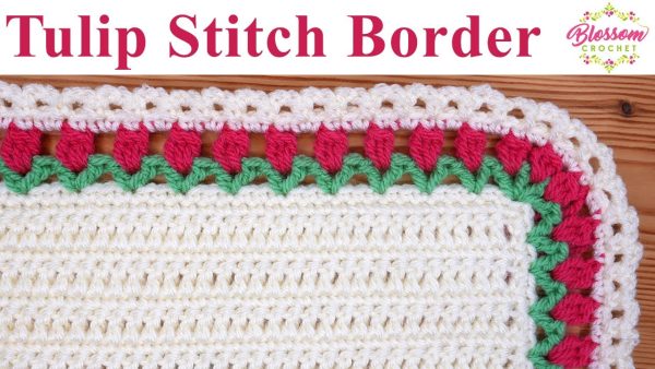 Tulip Stitch Crochet Border