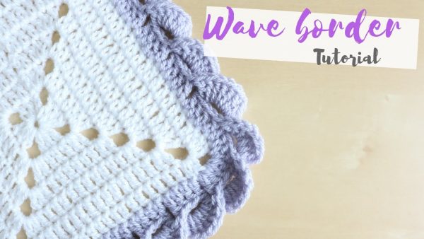 Wave Stitch Crochet Border