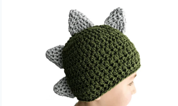 Crochet  Dinosaur Hat  
