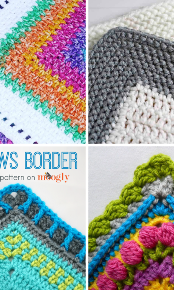 Three Crochet Borders To Finish Off Your Project Perfectly – Black