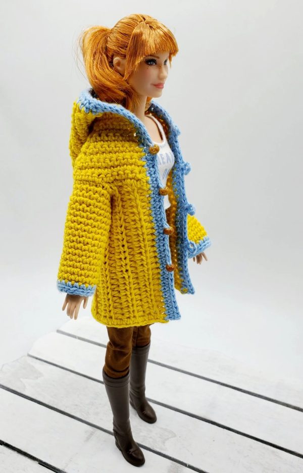 Crochet Barbie Raincoat