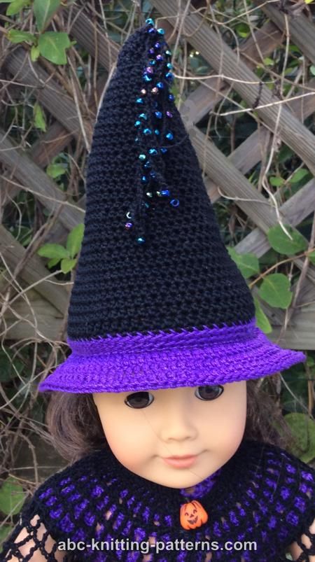 Crochet American Girl Doll Witch’s Hat