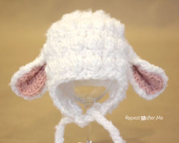 Crochet Lamb Hat 