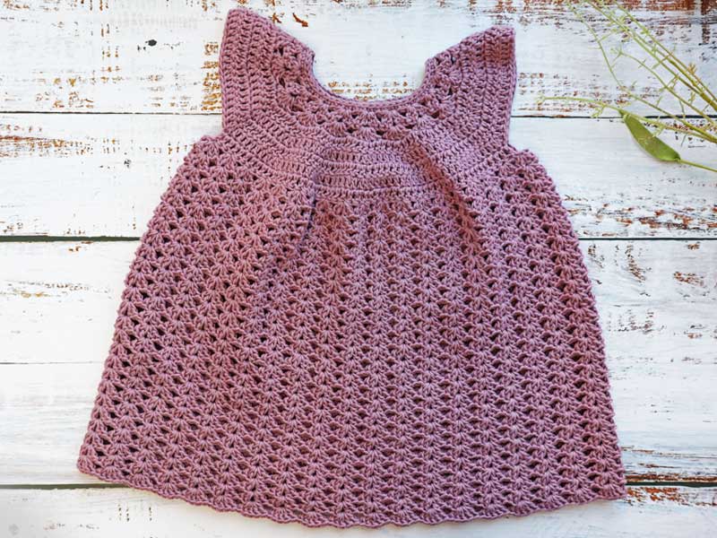 Iris Crochet Baby Dress