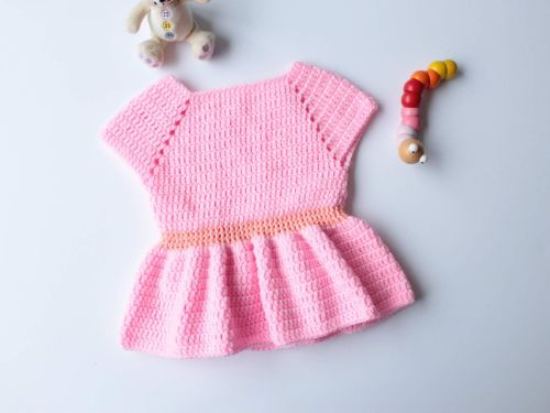 Girl's Crochet Dress