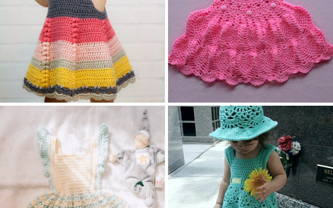 30+ Free Crochet Baby Dress Patterns