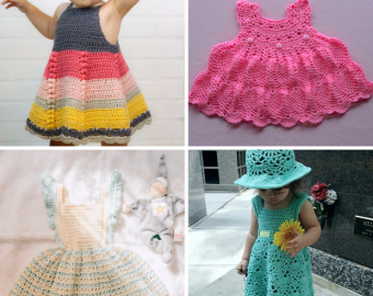 30+ Free Crochet Baby Dress Patterns